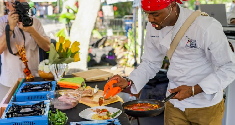 Chef Ralph Motta during Taste the Islands Experience