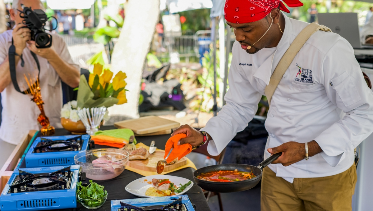 Chef Ralph Motta during Taste the Islands Experience