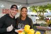 Taste the Islands Experience 2019 - Haiti's J Perry and Cynthia "Chef Thia" Verna after cooking demonstration - photo by Xavier Russell